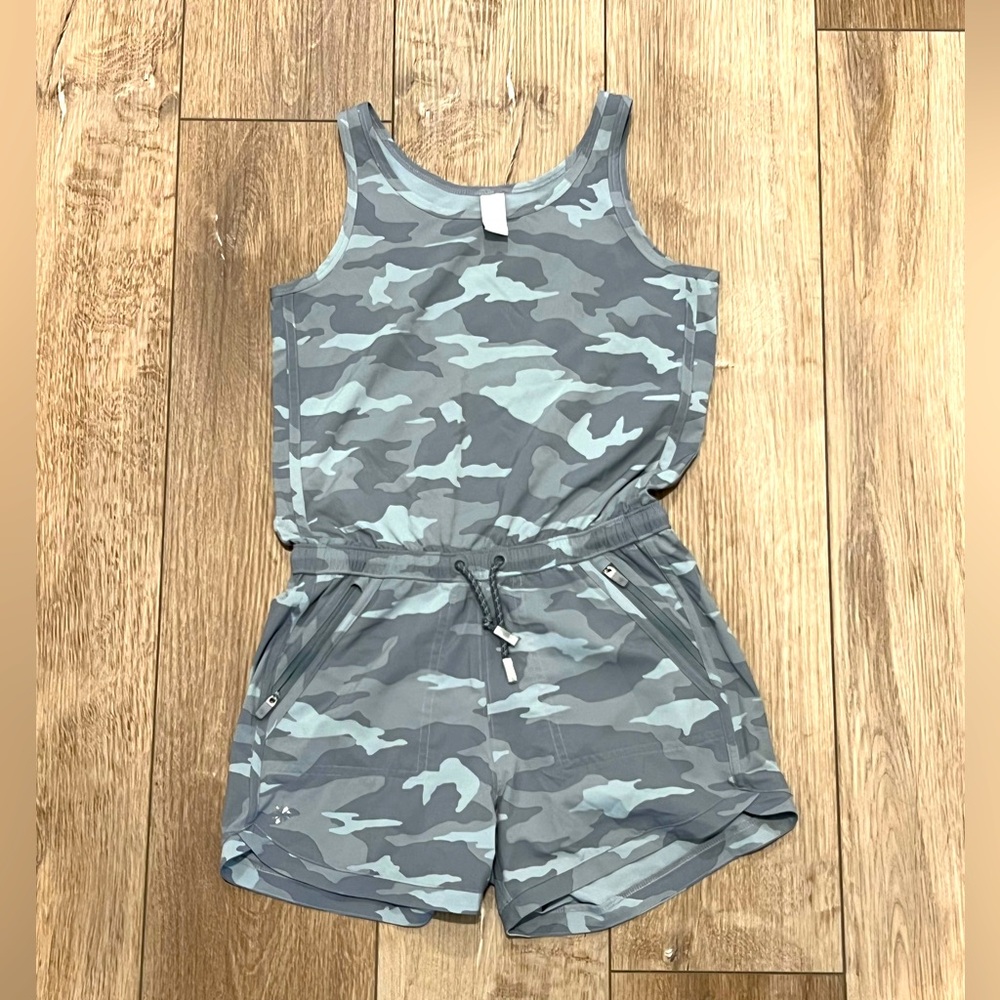 Athleta Girl Camo Romper Size 12